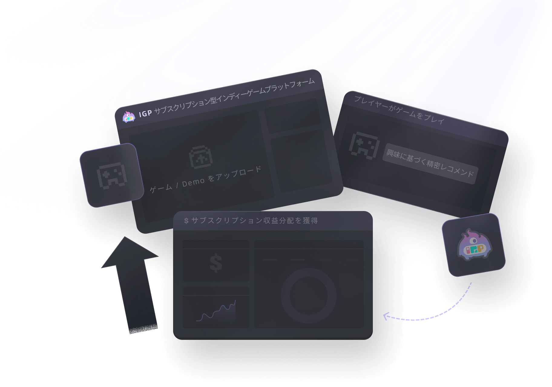 デモ版でも、収益を